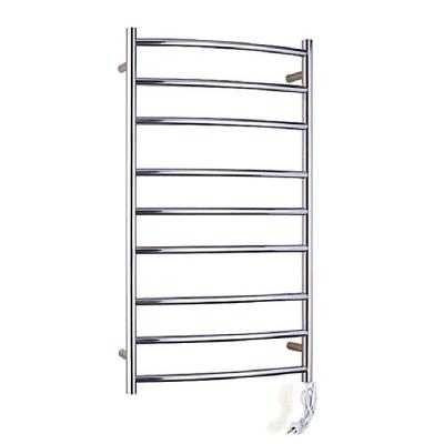 China Heater Stainless Steel Wall Mounted Electric Heated Towel Rack Rail Bathroom Radiator for sale