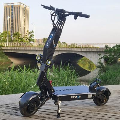 China ESHINER NFC Unisex Fastest Start 60 70 M/H High Quality Dual Motor 8000w 72v Top Powerful e Scooter 60V 6000w Electric With APP for sale