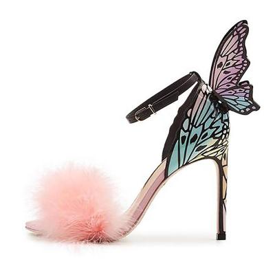 China New Design Anti-slippery Butterfly Heels For Women Fashion Sandals Sexy Shoes for sale