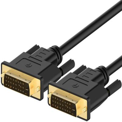 China Dvi to dvi factory price 1m black dvi to dvi 24+1 male to male cable for sale