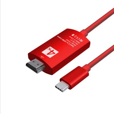 China COMPUTER USB C Type 4K HDMI-compatible to 60HZ Cable Thunderbolt 3 HDMI-compatible Adapter for Huawei P40 MacBook Air Ipad USB C Cable for sale