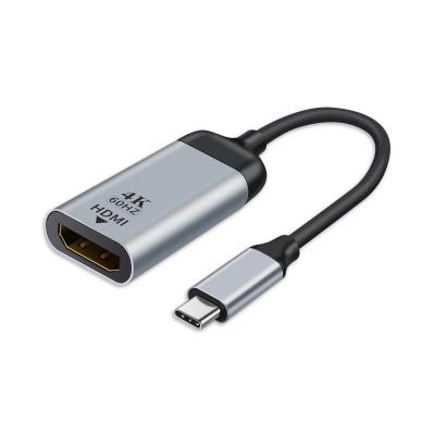 China HDTV 4K 60Hz USB C to HDMI-compatible Type C Adapter to HDM Male to Female Video Cable Converter for MacBook Pro Samsung S20 TV for sale