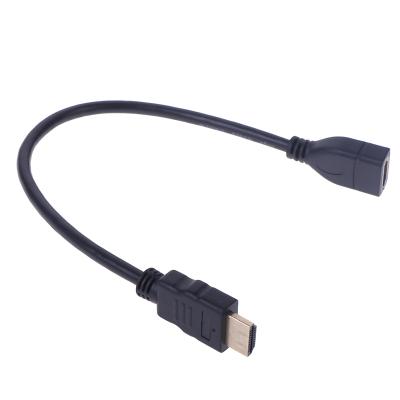 China COMPUTER 1Pc 30cm HDMI Male To Female HDMI Extension Cable Protector Supplement Cord for sale