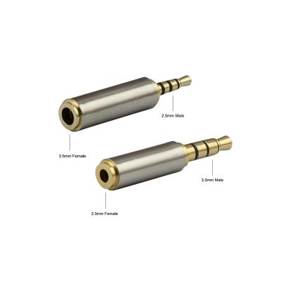 China Car 3.5mm to 2.5mm/2.5mm to 3.5mm Adapter Converter Stereo Audio Earphone Jack High Quality Wholesale for sale