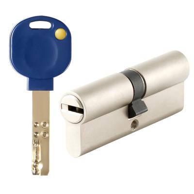 China Security Locking System Anti Floating Double Pins Security Entry Door Lock Copy Expanded Steel Cylinder for sale