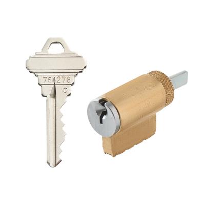 China Making System American SC Master Key Lock Keyway Opening Deadbolt KIK Brass Key Master Key In Knob Lever Door Lock Cylinder for sale