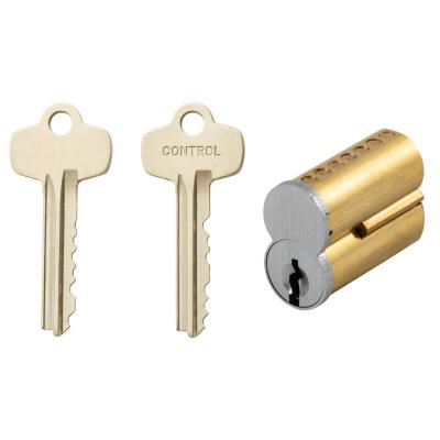 China Making Key Locking System Small Format Interchangeable Core Door Lock Cylinder Removable Replacement SFIC Key American Lock Cylinder for sale