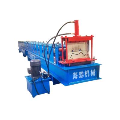 China Building Material Stores Metal Gutter Tile Roll Forming Machine Gutter Tile Construction Machinery for sale