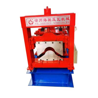 China Popular Hotels Metal Material Roof Sheet Making Ridge Roll Forming Machine Tile Making Machinery for sale