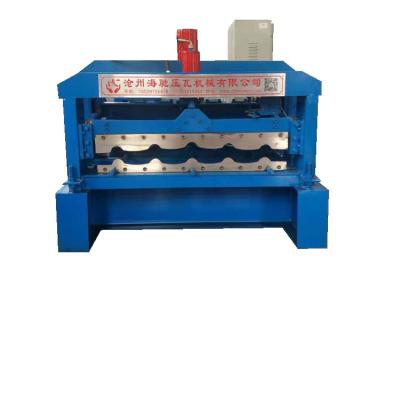 China Building Material Shops New Design Glazed Sheet Roll Of Tile Roof Forming Machine for sale