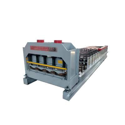 China Building Material Shops New Design Metal Steel Decking Backer Plate Sheet Tiles Roll Forming Making Machine for sale