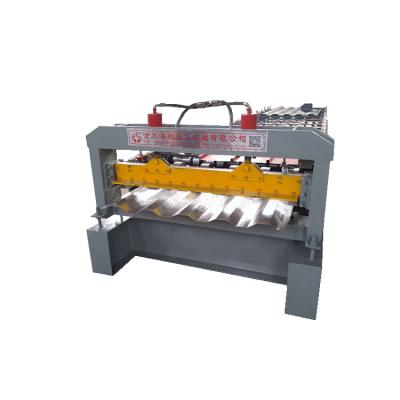 China Building Material Shops Metal Roofing Sheet Corrugating Iron Sheet Roll Forming Making Machine Cold Galvanizing Line for sale