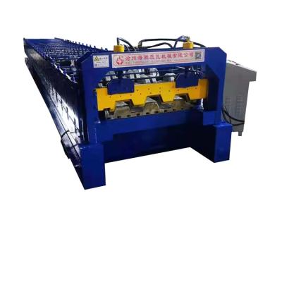 China Building Material Shops Constructure Floor Deck Panel Roll Forming Machine for sale