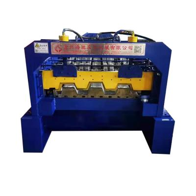 China Building Material Shops Construction Equipment Floor Deck Roll Forming Machine Tile Making Machinery for sale