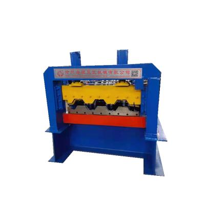 China Building Material Shops IBR750 Type Galvanized Sheet Roller Press Machine For Floor Rolling Plate Roof Tile for sale