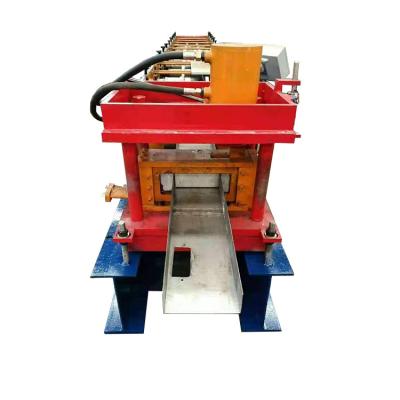 China C type beam, hydraulically driven double steel frame purlin fast hotels machine with eight bars for sale