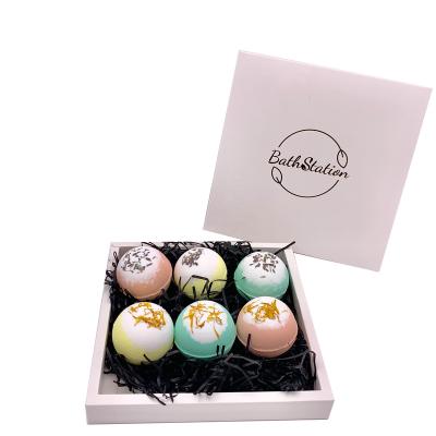 China Popular Private Label Organic Bath Bombs Gift Set for sale