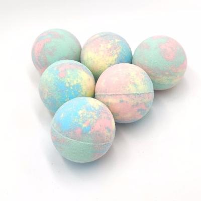 China Popular private label organic cbd bath bombs with colors for sale