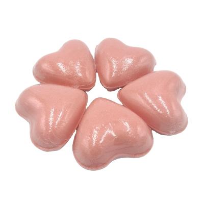 China Popular wholesale private label organic heart loving cbd bath fizzer for sale