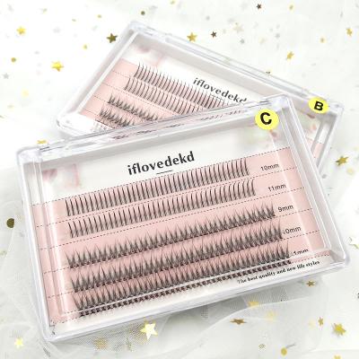 China YY Soft Premade Eyelash Extensions Group Eyelashes Curl Extension Fan Easy Lashes for sale