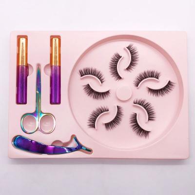 China Long Natural Eyelash Extension Vendor Silk Eyelash Accessories Lash Extension Kit for sale