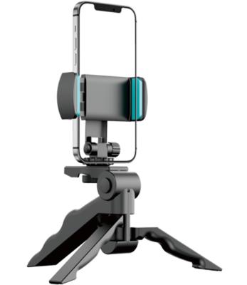 China Wholesale High Quality Black 360 Degree Mobile Phone Clip Tripod Live Clip Fixed Horizontal Vertically Universal Bracket for sale