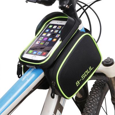 China Handlebar Waterproof Waterproof Phone Bag Bike Bicycle Phone Mount Holder Pocket Wear-Resistant Waterproof Bag for sale