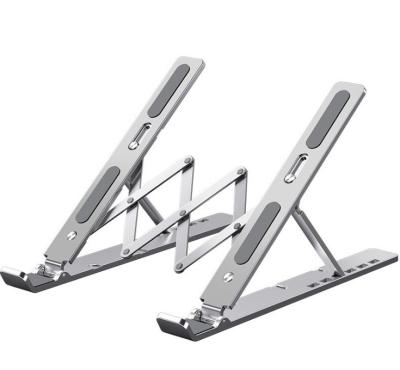 China Foldable Laptop Adjustable Portable Stand Aluminum Adjustable Laptop Stand for sale