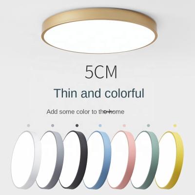 China Modern Simple Modern LED Ceiling Light Living Room Bedroom Round Iron Art for sale