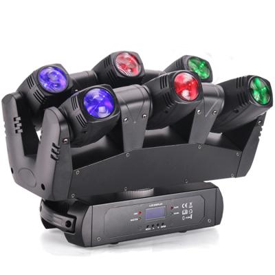 Chine Night Club Marslite Professional Led 6pcs 10W RGBW Moving Head DJ Lights à vendre