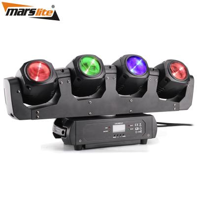 China Super disco beam four heads infinity rotation led 4x32W rgbw 4in1 moving head light for sale