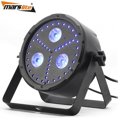 China Disco LED Par Light 3x8W RGBUV 4in1 Led Mini Projector Beam Par Can Light en venta