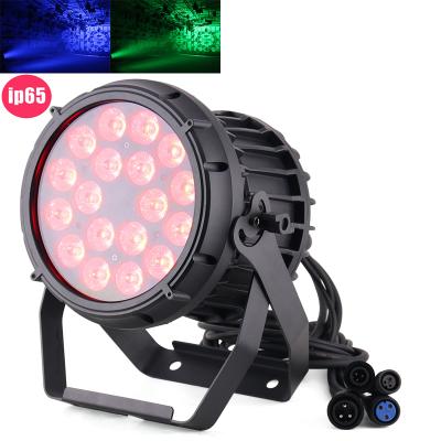 China Par Light 18x10w LED Nightclub Disco DJ Party Light RGBWA 5in1 Waterproof Outdoor DMX Par Effect Disco DJ Stage Light en venta