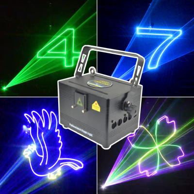 China Hot sale 1w 3w 4w 5w full color DJ animation 3D RGB laser light,disco laser light,laser stage light zu verkaufen