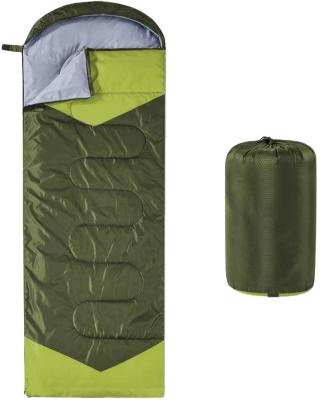 China Mummy Camping Sleeping Bag Suction String Outdoor Green Belt, Warm Waterproof Moisture Proof, Tent Bag Sleeping Bag for sale