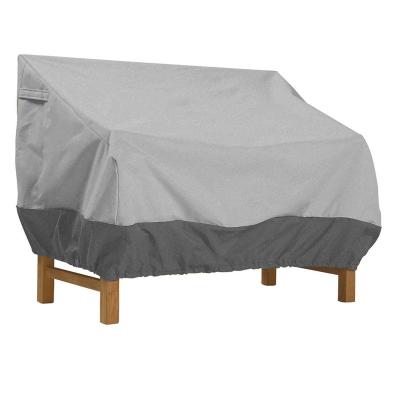 China UV Resistant Custom Design Outdoor Patio Sofa Cover Low Moq Furniture Protector Solid Dustproof Polyester Colors Acceptable for sale