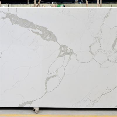 China Largest Size Durable Natural Looking Artificial Quartz Stone 3200x1600mm Quartz Countertops Stone Slab for sale