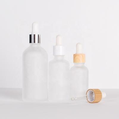 China Cosmetic Ru Star Travel Used Empty Cylindrical 10ml 50ml Dropper Bottle For Essential Oil With Dropper for sale