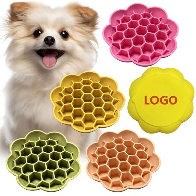 China Sustainable New Custom Silicone Slow Feeder Dog Bowl Lick Mat with suction cup Dog Slow Feeder Cat Bowl Cat & Dog Food Bowl - Pet Supplies for sale