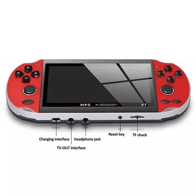 China Game Playing Video Handheld 5.1 Retro Game X7 Console Portable Game Player Real Camera - Inch Screen Video Game Console for sale