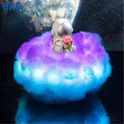 China Factory Direct Sales Colorful Changing Led Astronaut Colorful Lamp As Children Clouds Night Light Creative Gift In 2021 for sale