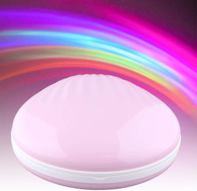 China Rainbow RGB Factiry Direct Sales Shell Shaped Led Rainbow Projector Light For Christmas Decoration Birthday Gift for sale