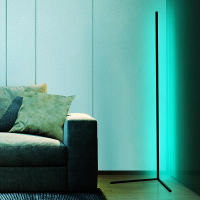 China Rainbow RGB Ready to Ship Product Hotel Decor Sofa Beside Floor Lamp Paper Lantern LED Luminous Auto Body Lighting Modern Evo Style for sale