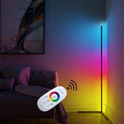 China Factory Direct SALES RGB Dimmable Rainbow RGB Bedroom and Living Room Corner Atmosphere LED Floor Lamp for sale