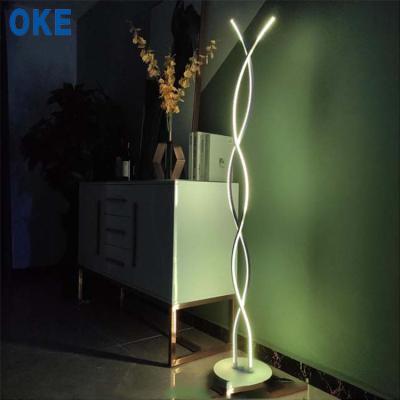 China Bestselling Modern Bedroom Corner Decoration RGB Easy To Use Dimmable LED Floor Lamp for sale