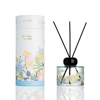 China Home Decoration 200ml party home decor flameless fragrance essential oil perfume glass bottle reed diffuser bottle for sale