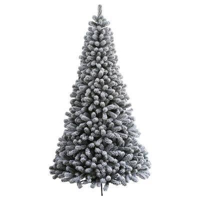 China Christamas Decoration 6ft 7ft 8ft Green Red White Blue Pvc Metal Frame Christmas Trees for sale