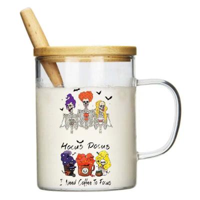 China Sustainable Hot Factory Direct Simple Fashion Unisex with straw clear mug glass for sale