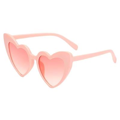 China Wholesale high quality cheap love heart cat eye rose heart shapes sunglasses for fancy party for sale