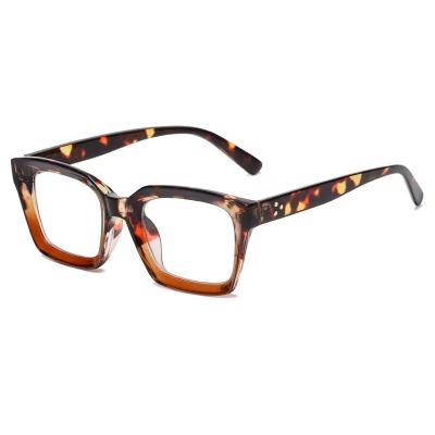 China Daily Man 2022 Glasses Spec. Acetate Ready Stock Square Eyewear Frame Retro OEM for sale